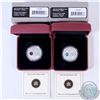 Image 1 : 2012 Canada $3 January (Garnet) & 2012 Canada $3 March (Aquamarine) Crystal Birthstone Fine Silver C