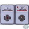 Image 1 : 2004P Canada Coloured Poppy & 2007 Coloured Birthday 25ct Both NGC Certified MS-67. 2pcs