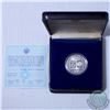 Image 1 : 1983 Yugoslavia 100 Dinars 14th Winter Olympic Games Sterling Silver Proof Coin with display box and
