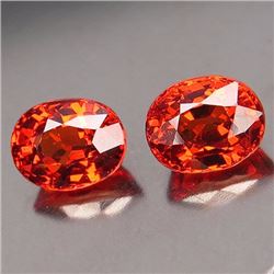 Matching Orange Spessartites 2.091 Cts - VVS