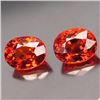 Image 1 : Matching Orange Spessartites 2.091 Cts - VVS