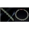 Image 1 : Natural Green Emerald Bracelet