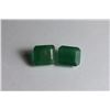Image 1 : Natural Forest Green Emerald Pair 7.40 Cts