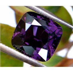 Natural Cushion Purple Spinel 4.60 Cts - VVS