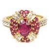 Image 1 : Genuine Red  Ruby Ring