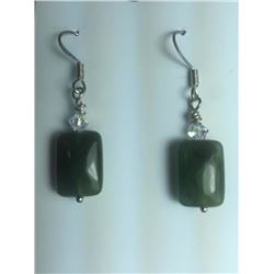 Natural Jade Earrings