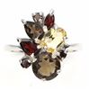 Image 1 : Natural Multi Gemstone Ring