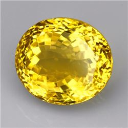 Natural Lemon Citrine Gemstone 27.35 Carats - VVS