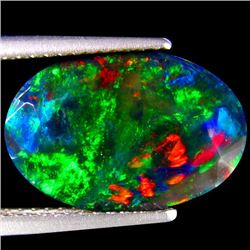 Natural Multi Color Welo Black Opal 4.53 Carats