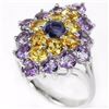 Image 1 : Natural Multi Gemstone Ring