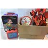 Image 1 : LOT OF MICKEY MOUSE CLOCKS KIDS LUGGAGE LUNCHBOX AND