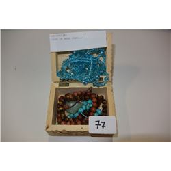 CASE OF BEAD JEWELLRY