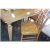 Image 1 : MAPLE DINING TABLE WITH LEAF AND 4 CHAIRS