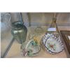 Image 1 : SERVING DISHES AND CARNIVAL VASE ETC