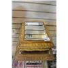 Image 1 : THREE SMALL BEVELLED GILT MIRRORS