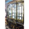 Image 1 : EASTERN LACQUERED AND GILT 2-PIECE ILLUMINATED DISPLAY