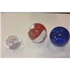 Image 1 : THREE ART GLASS PAPER WEIGHTS