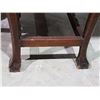 Image 2 : MAHOGANY BALL IN CLAW FOOT GATELEG TABLE