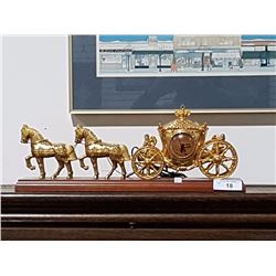 BRASS COACH CLOCK