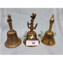 3 BRASS BELLS