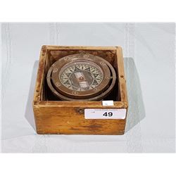 BOXED SHIP'SCOMPASS