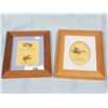 Image 1 : PAIR FRAMED FISHING FLIES