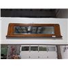 Image 1 : OAK FRAMED WALL MIRROR 48" X 12"