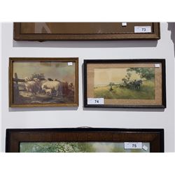 2 PRINTS OF FARM SCENES