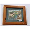 Image 1 : WOOD FRAMED PRINT 22" X 19"