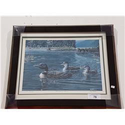 SIGNED LTD. EDITION LOON PRINT