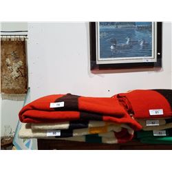 4 POINT HUDSON BAY BLANKET RED