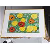 Image 1 : PRINT OF POPPIES APPROX 36" X 24"