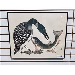 SIGNED NATIVE ORIGINAL PICTURE 23" X 18"