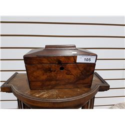 BURLED WALNUT WOOD CHEST