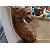 Image 3 : ART DECO SOFA W/HIGHLY CARVED DETAIL