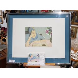 SIGNED LTD. EDITION PRINT W/CERTIFICATE OF AUTHENTICITY 28" X 22"
