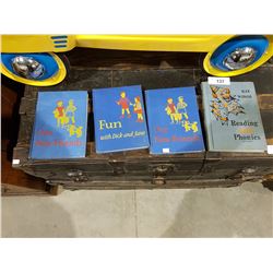 3 DICK & JANE READERS AND ONE PHONICS BOOK