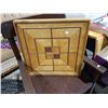 Image 2 : CUSTOM INLAID WOOD CHESS BOARD