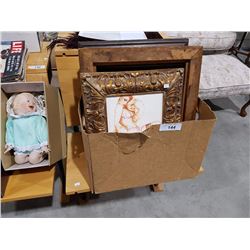 BOX OF PAINTINGS & PRINTS