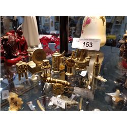 9 BRASS MINIATURES