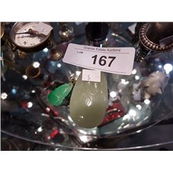 2 ASIAN JADE PENDANTS