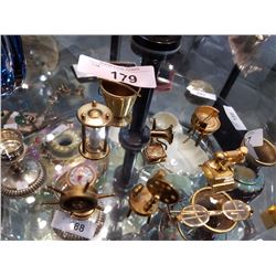 9 BRASS MINIATURES