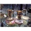 Image 1 : STERLING SILVER CANDLE HOLDERS