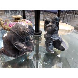 2 COMPOSITE ESKIMO CARVINGS