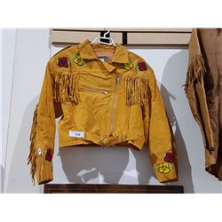 BEADED SUEDE FRINGED JACKET