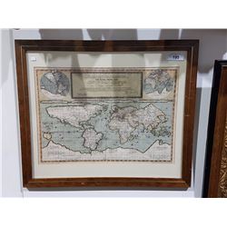 MAP OF ROYAL VIKING SEA 27" X 22"