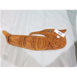 NATIVE CARVING SIGNED