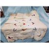 Image 1 : NATIVE EMBROIDERED LEATHER BLANKET