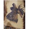 Image 2 : NATIVE PAINTED LEATHER GLOVES SIGNED