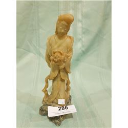 ASIAN CARVED SOAPSTONE FIGURE